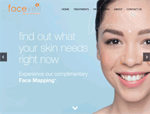 Tablet Screenshot of faceveil.com